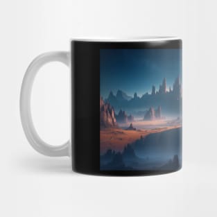 Natural landscape on another planet Mug